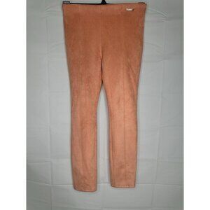 Guess Kids Girl Velvet Pull On Pants, Orange size 7 MSRP $49